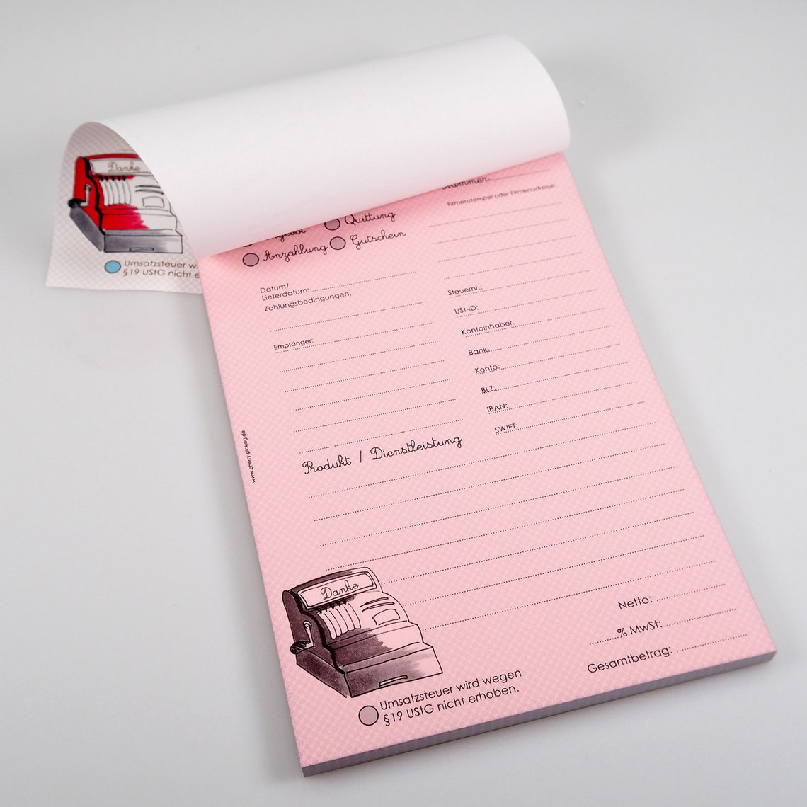 Block Rechnungen Quittungen A5 50 Blatt Durchschlag Etsy