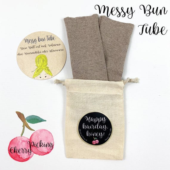 Messy Bun Tube Dutt Socke Im Beutel 4 Farben Etsy