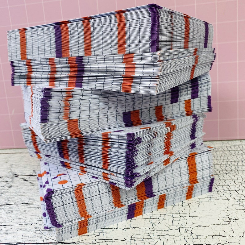 Kuverts C6 Muster bunt Punkte Karo lila orange selbstklebend 10er 25er Set ohne Fenster Briefumschlag Muster Bild 9