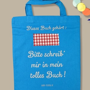 Freundebuch Schule Spiralbindung A5 quer mit oder ohne Tasche Sammelalbum Grundschule Mr. Fuchs Geschenk erste Klasse Türkis/Wasserblau