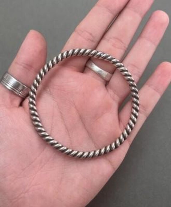 Vintage Danish Silver Bangle