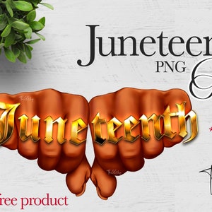 Juneteenth Clipart, Black Girl Clipart, Black Pride Clipart, Gratis product Gelieve niet te kopen - Lees aanbieding Beschrijving