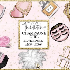 Cliparts de moda / Cliparts de Girl Boss / Cliparts del Día de San Valentín / Cliparts de San Valentín / French Girl Cliparts / Paris Cliparts