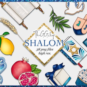 Star of David clipart, Israel Clipart, Shabbat Clipart, Hanukkah Clipart, Pesach Clipart, Seder Clipart,  Rosh Ha Shanah Clipart