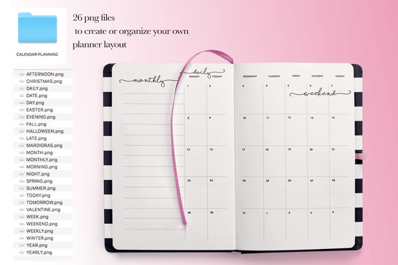 Adesivi Corsivi, Adesivi Script, Adesivi Planner, Happy Planner, Adesivi  Planner Funzionali 