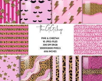 Naadloos meisjesachtig patroon, cheetahpatroon, achtergrond dierenprint, luipaardpatroon, roze naadloos patroon