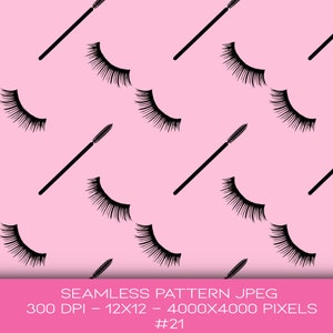 Maquillage Sans couture Motif | Cils Motif | Yeux Sans couture Motif | | de fond beauté Arrière-plan des cils