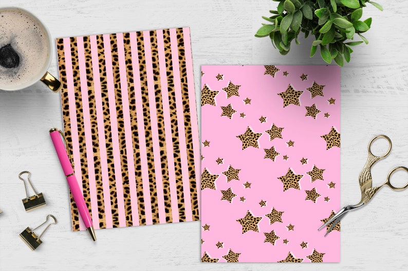 Pink Girly Digital Paper Pack Pink Scrapbooking Paper Girly Etsy
