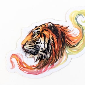 Waterproof Vinyl Tiger Sticker