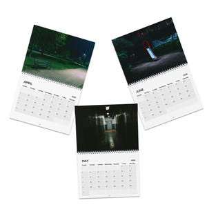 Eerie Liminal Spaces 2026 Wall Calendar - Nostalgic Surreal Horror Calender Creepy Calandar Supernatural image 5