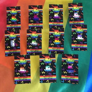 Queer Pride Frog Enamel Lapel Pins Gift LGBT LGBTQ LGBTQIA Gay Trans Nonbinary Lesbian Pan Demi Asexual Aromantic Cottagecore Bisexual Bi