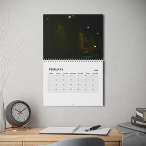 Eerie Liminal Spaces 2026 Wall Calendar - Nostalgic Surreal Horror Calender Creepy Calandar Supernatural image 8