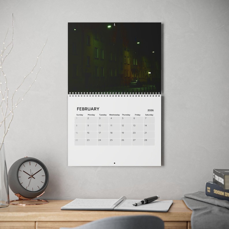Eerie Liminal Spaces 2026 Wall Calendar - Nostalgic Surreal Horror Calender Creepy Calandar Supernatural image 8