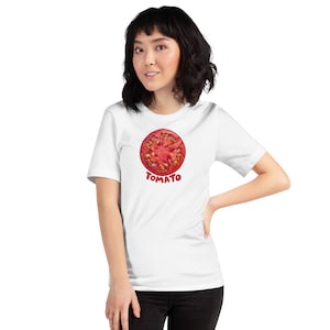 Neuheit Tomate Unisex Shirt: Originelles Cottagecore Gemüse T-Shirt