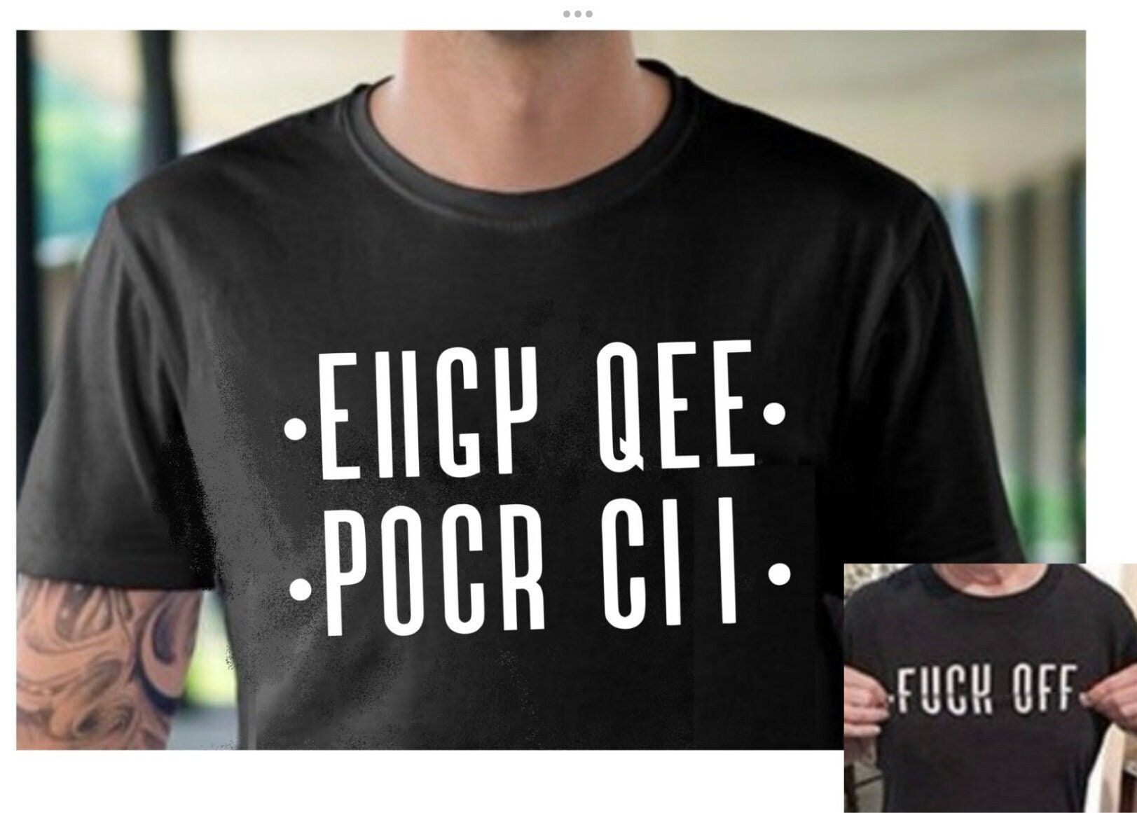 Fuck Off Hidden Message T Shirt Fuck Off Hidden Message T Shirt