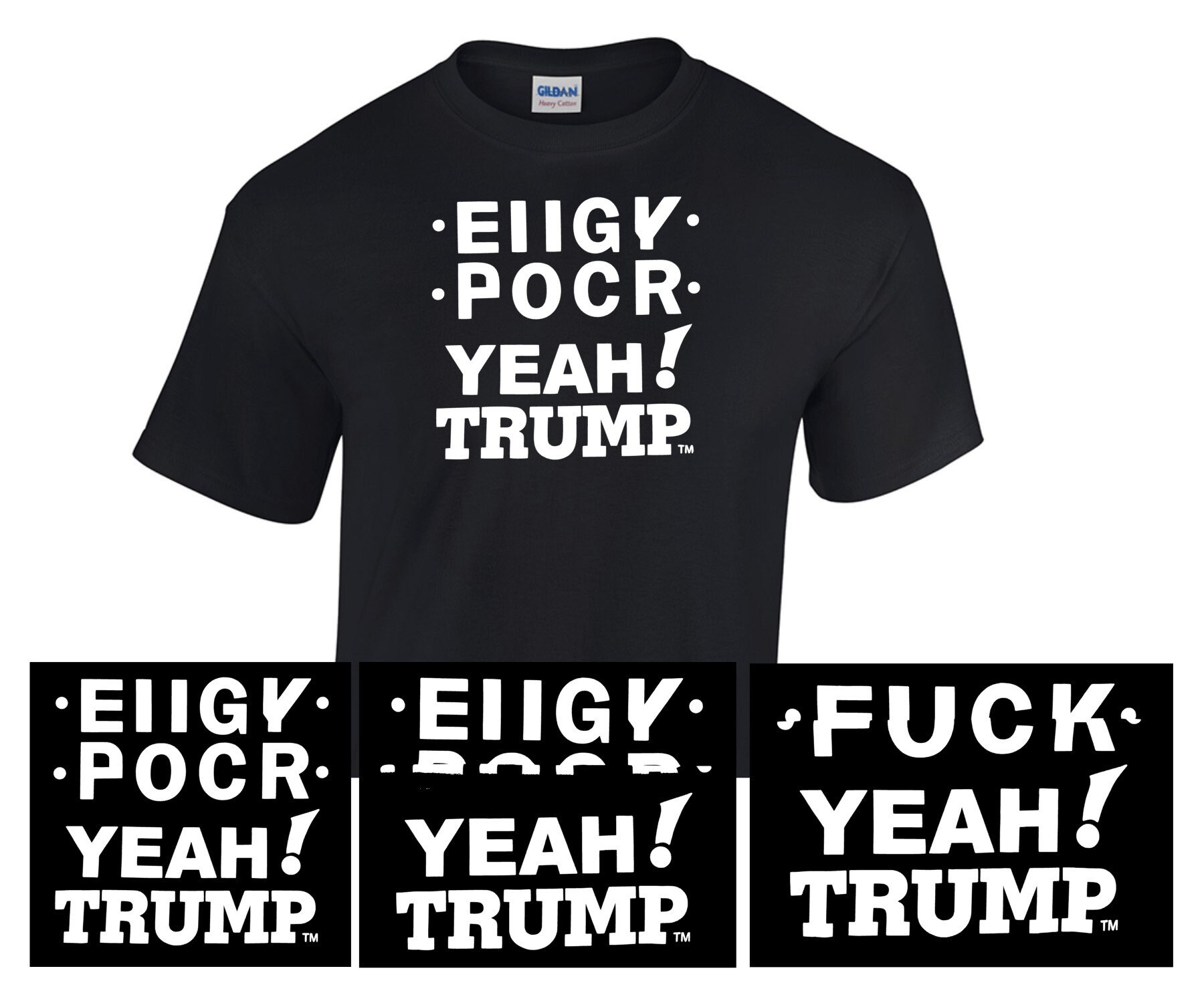 Fuck Yeah Trump Hidden Message T Shirt Free Shipping Etsy