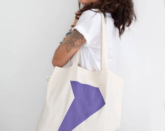 Indication - Tote Bag, Shopping Bag, Cotton Tote - hand screen printed - 100% Certified Organic Cotton - by Mileseed