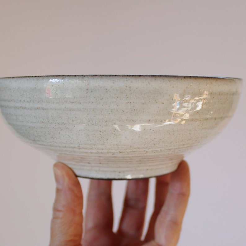 Ceramic bowl, Stoneware bowl, Modern ceramic, Minimalistic ceramic, Thrown bowl, Pottery handmade, Soup bowl, Breakfast bowl handmade image 7