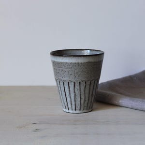 Coffee tumbler, Ceramic tumbler, Pottery cup, No handle cup, Stoneware cup, Mug without handle, Water tumbler, Wine tumbler, Pottery tumbler