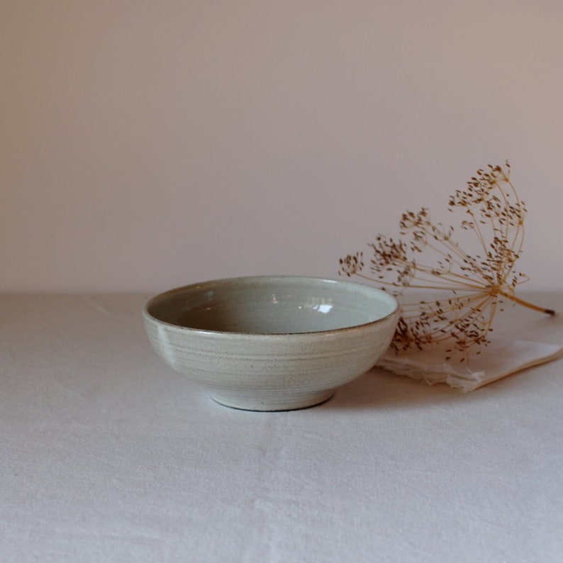 Ceramic bowl, Stoneware bowl, Modern ceramic, Minimalistic ceramic, Thrown bowl, Pottery handmade, Soup bowl, Breakfast bowl handmade image 1