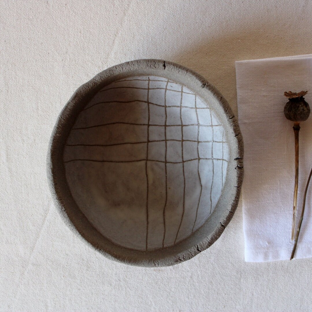 Irregular Ceramic Bowl Wabi Sabi Bowl Artisan Ceramic One - Etsy