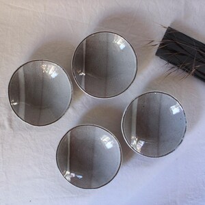 Stoneware Mini Bowls Set: Ceramic Dipping Sauce Dishes, Rustic Kitchenware
