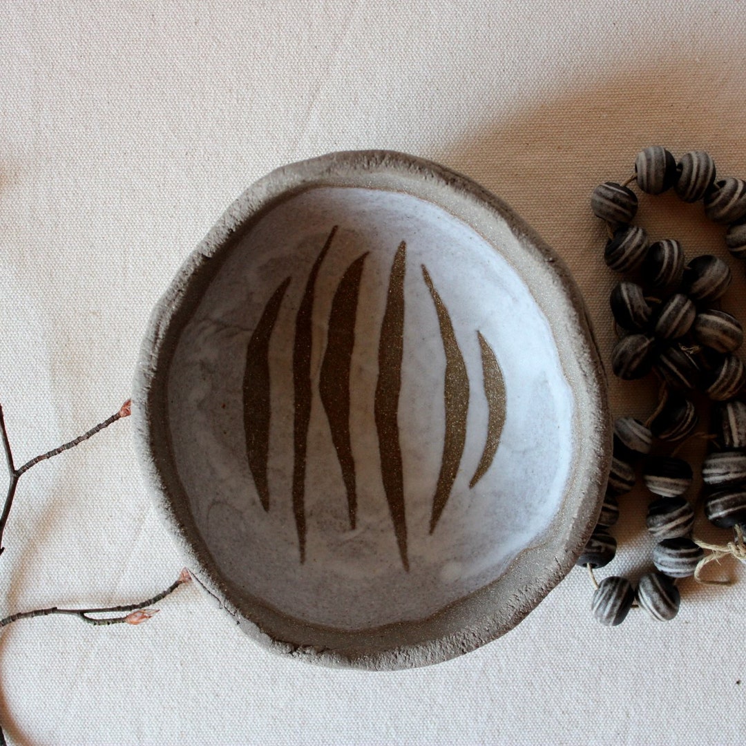 Wabi Sabi Ceramic Bowl Irregular Bowl Wonky Ceramic Dish - Etsy