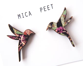 Hummingbird Stud Earrings - Bird Earrings - Bird Jewellery - Gift For Mum - Gift For Her - Bird Lover Gifts - Nature Inspired Earrings