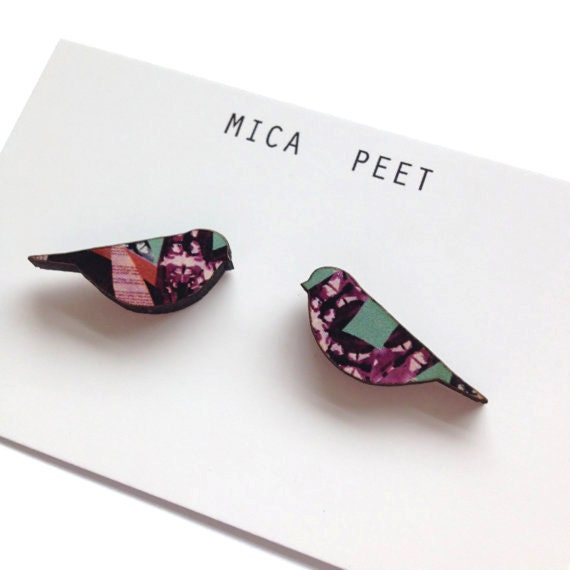 Bird Earrings - Jewellery For Women Studs Gifts For Mum Sister Her Secret Santa Gift