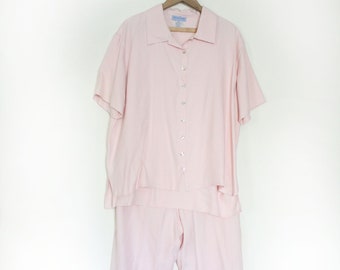 Pastel Pink Casual Matching Set