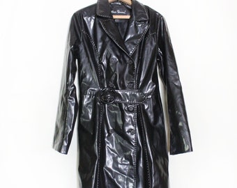 black shiny coat