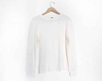 Classic White 90s Thermal Shirt