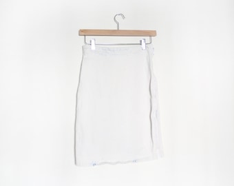 Acid Wash 80s Denim Mini Skirt