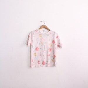 Pale Flower 90s Knit Top