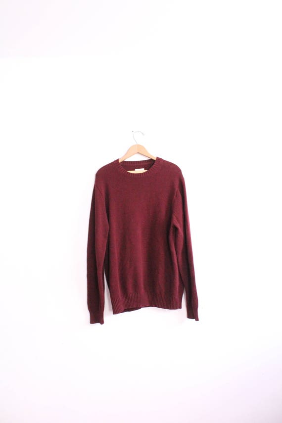 Minimal Merlot 90s Sweater