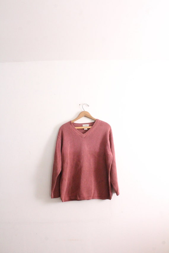 Dusty Rose Classic 90s Sweater