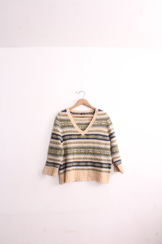 Winter Stripe Soft 90s Sweater