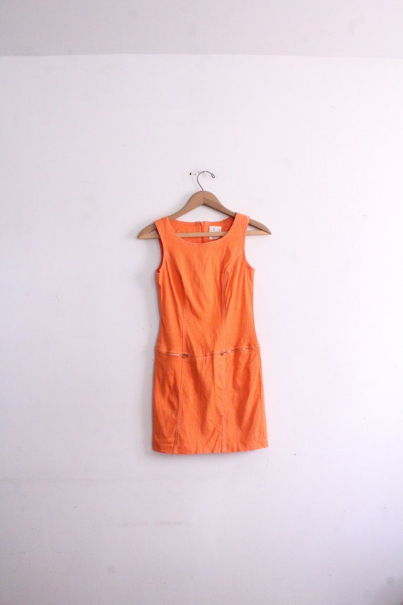 Orange Crush 90s Mini Dress