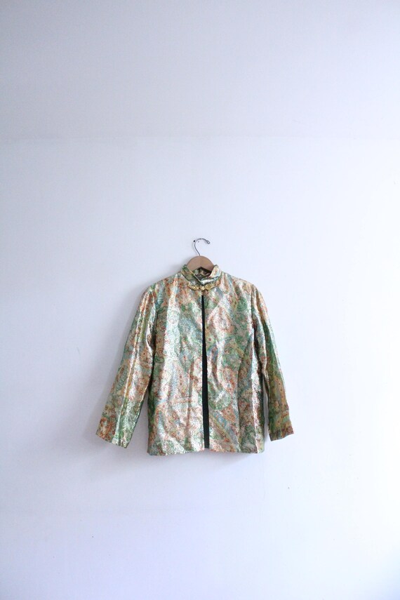 Psychedelic Metallic 60s Fancy Jacket