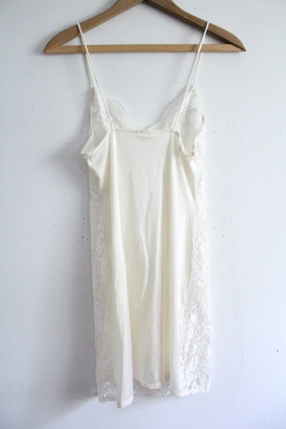 Sheer Lace 90s Slip Dress Gem