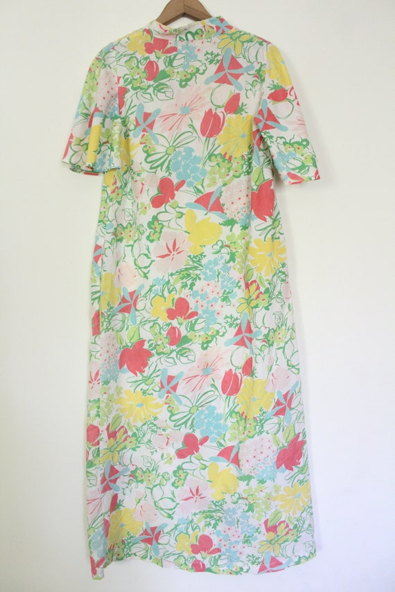 Groovy Vintage 60s Floral Housedress - image 4