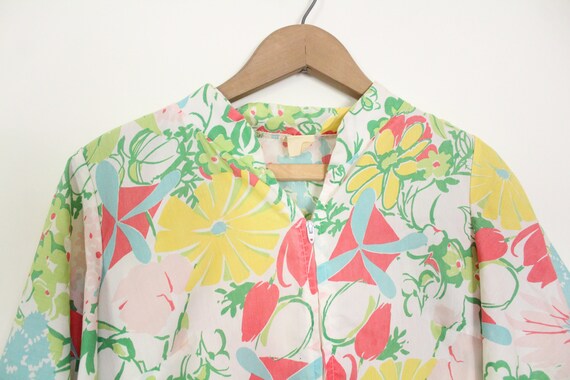 Groovy Vintage 60s Floral Housedress - image 3