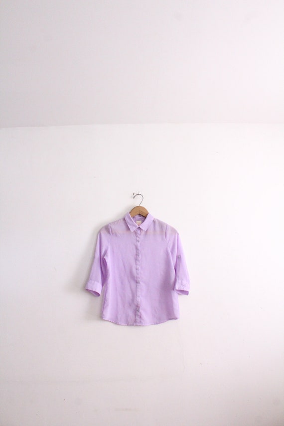 lilac chiffon blouse