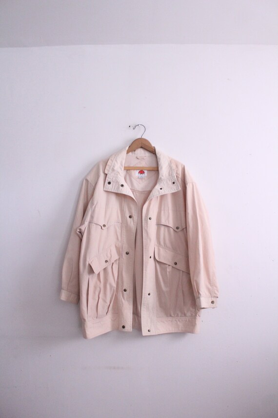 Minimal Tan 90s Parka Jacket