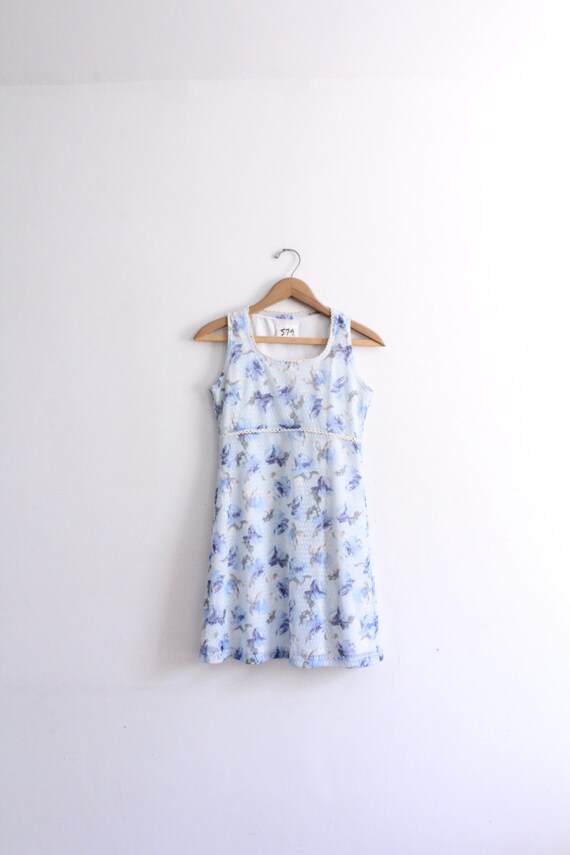 Pastel Rose 90s Mini Dress