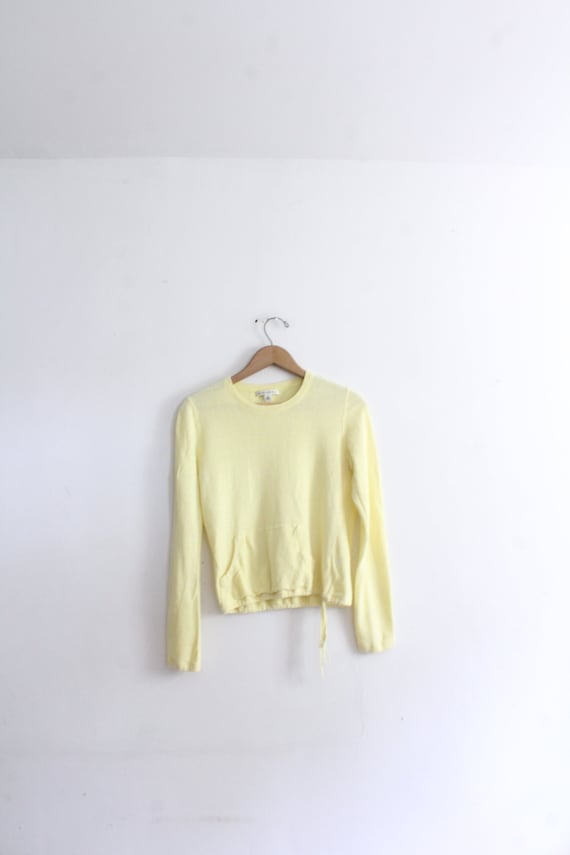 Pull sport jaune pale Etsy France