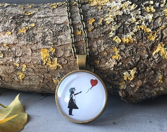 Art Bijoux Pendant Banksy *Girl with Balloon*