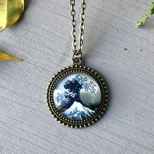Pingente Art Bijoux Hokusai *A grande onda*