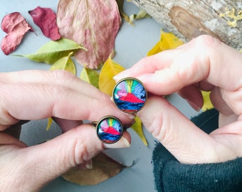 Anell Art Bijoux Pop Art * Vesuvio *