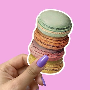 Macarons French Pastry Sticker